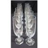 Image 1 : Qty 10 Crystal Champagne Flutes