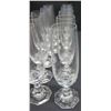 Image 2 : Qty 10 Crystal Champagne Flutes