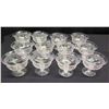 Image 1 : Qty 12 Stemmed Bowls w/ Etched Accents