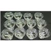 Image 2 : Qty 12 Stemmed Bowls w/ Etched Accents