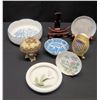Image 1 : Misc. Oriental Porcelain Trays/Plates, Decorative Eggs, etc.