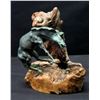 Image 1 : Miniature Bronze Horse on Wood Base, Approx. 6" H