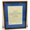 Image 1 : Framed Jim Nabors "Fellow of the Pacific" Designation Award from Hawaii Pacific University