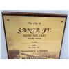 Image 2 : 1990 Jim Nabors Santa Fe, NM 'Honorary Citizen' Appreciation Plaque