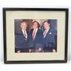 Image 1 : Framed Photograph of Jim Nabors & 2 Male Friends from Alabama