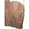 Image 2 : Brown 3-Piece Jim Nabors Stage Costume w/ Rhinestone Embellishments
