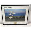 Image 8 : Framed USAF Thunderbirds 50th Centennial Photograph to Jim Nabors, Multiple Authographs