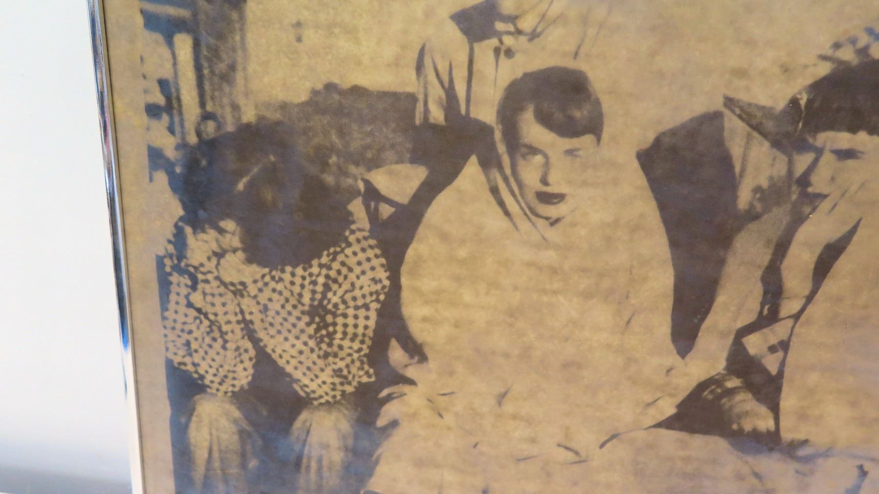 Framed Black & White Photograph, Unknown Persons - Oahu Auctions