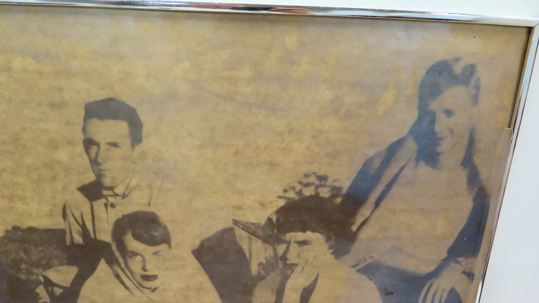 Framed Black & White Photograph, Unknown Persons - Oahu Auctions