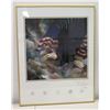 Image 1 : Framed Signed Art, American Bald Eagle & USA Flag, (Ltd. Ed. 59 of 5000), Artist Lonnie Eugene Stewa