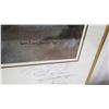 Image 2 : Framed Signed Art, American Bald Eagle & USA Flag, (Ltd. Ed. 59 of 5000), Artist Lonnie Eugene Stewa