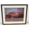 Image 1 : Framed Photo, USS Arizona, Pearl Harbor 1980 Memorial Day Ceremony w/ Note of Gratitude to Jim Nabor