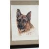 Image 2 : Framed Sketch of Jim Nabors' Dog, Artist-Signed