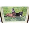 Image 2 : Framed Art, 3 Dogs (Jim Nabors' Dogs)