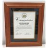 Image 1 : State of Hawaii Governor's Congratulatory Letter to Jim Nabors, USS Missouri "Night of American Hero