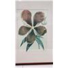 Image 2 : Large Framed Artwork, "Hibiscus", Signed 'Love Zeelon' on Back of Frame, 26" x 32"