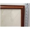 Image 8 : Large Framed Artwork, "Hibiscus", Signed 'Love Zeelon' on Back of Frame, 26" x 32"