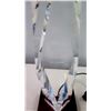 Image 2 : Qty 3 Misc. Glass Pillar Awards (Music Hall of Fame Alabama, Navy League of Honolulu, Music Foundati