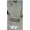 Image 8 : Qty 3 Misc. Glass Pillar Awards (Music Hall of Fame Alabama, Navy League of Honolulu, Music Foundati