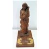 Image 1 : Wooden Musician, Presented in Appreciation to Jim Nabors 1991/1992 Honolulu Symphony Good Nabor Camp