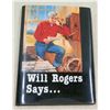 Image 1 : 'Will Rogers Says' Presented to Jim Nabors by Reba Collins (Director, Will Rogers Memorial) 1988