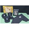 Image 1 : Qty 4 Jim Nabors Baseball Caps, T-Shirt (sz L), Pillow & Framed Profile