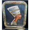 Image 2 : Rectangular Egyptian Platter w/ Raised Form & 4 Round Platters