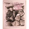 Image 1 : Roy Rogers Autographed Photograph to Jim Nabors