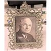 Image 1 : Autographed Photograph - President Harry S. Truman in Ornate Frame (photo 8x10)