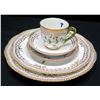 Image 25 : Royal Copenhagen Flora Danica  5-Pc Set: Dinner, Salad, Bread-and-Butter, Teacup & Saucer