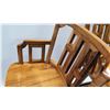 Image 11 : Pair of Koa Wood Swivel Bar-Height Chairs, 42" Back Ht., 21"W