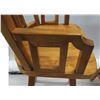 Image 17 : Pair of Koa Wood Swivel Bar-Height Chairs, 42" Back Ht., 21"W