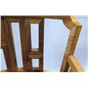 Image 23 : Pair of Koa Wood Swivel Bar-Height Chairs, 42" Back Ht., 21"W