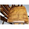 Image 36 : Pair of Koa Wood Swivel Bar-Height Chairs, 42" Back Ht., 21"W
