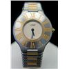 Image 1 : Cartier Watch w/ Gold Tone Accents, Back Engraved: JN, Love CB