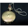 Image 3 : 18K Gold Pocket Watch w/ Marking 'Remontoir Ancre Ligne Droite 17 Rubis'