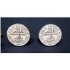 Image 2 : 3 Pairs of Cuff Links: Pearls, Musical Notes, State of Tennessee