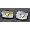 Image 3 : 3 Pairs of Cuff Links: Pearls, Musical Notes, State of Tennessee