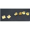Image 5 : 3 Pairs of Cuff Links: Pearls, Musical Notes, State of Tennessee
