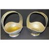 Image 1 : Pair of Tall Metal Baskets, India