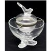 Image 1 : Lalique Igor Crystal Caviar Bowl, 8" Dia, 10"H