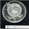 Image 20 : Lalique Igor Crystal Caviar Bowl, 8" Dia, 10"H