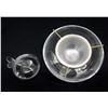 Image 7 : Lalique Igor Crystal Caviar Bowl, 8" Dia, 10"H