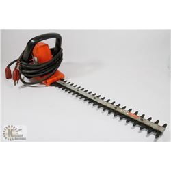 BLACK AND DECKER 10" SCHRUB & HEDGE TRIMMER.