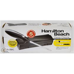 HAMILTON BEACH CLASSIC CHROME ELECTRIC KNIFE WITH