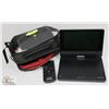Image 1 : SONY PORTABLE DVD/CD PLAYER WITH CASE AND MANUAL.