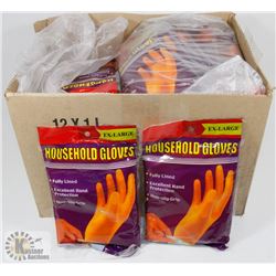 CASE OF HOUSEHOLD XL GLOVES
