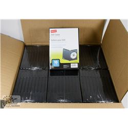 CASE OF 60 DVD CASES