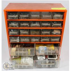 24 DRAWER HARDWARE STORAGE FOR NUTS/BOLTS.