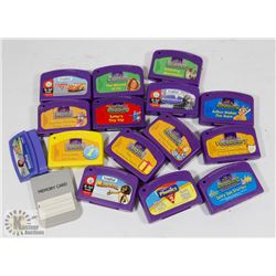 BIN OF LEAP PAD GAMES